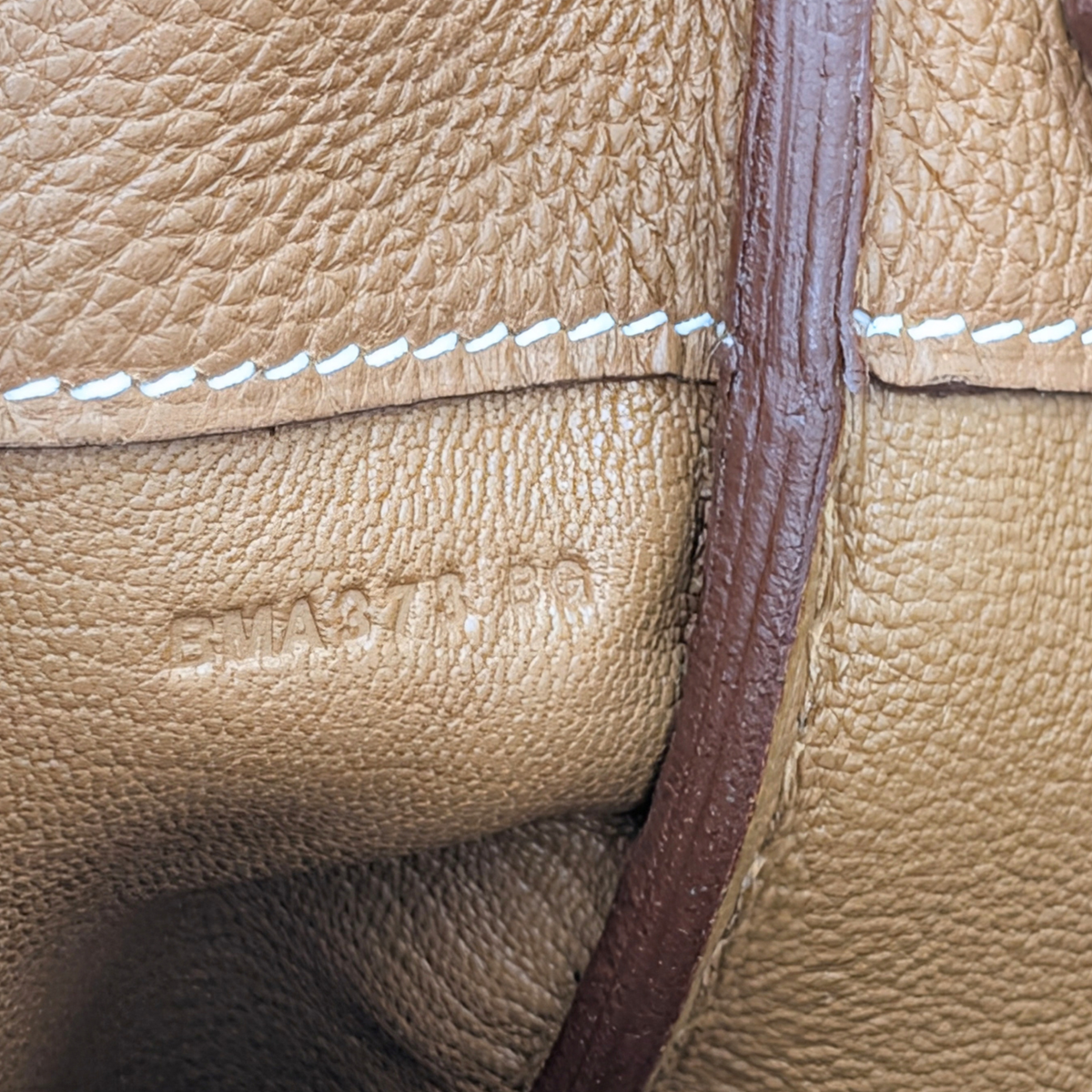 Hermes Hac Birkin 40 Togo Gold SHW Stamp B