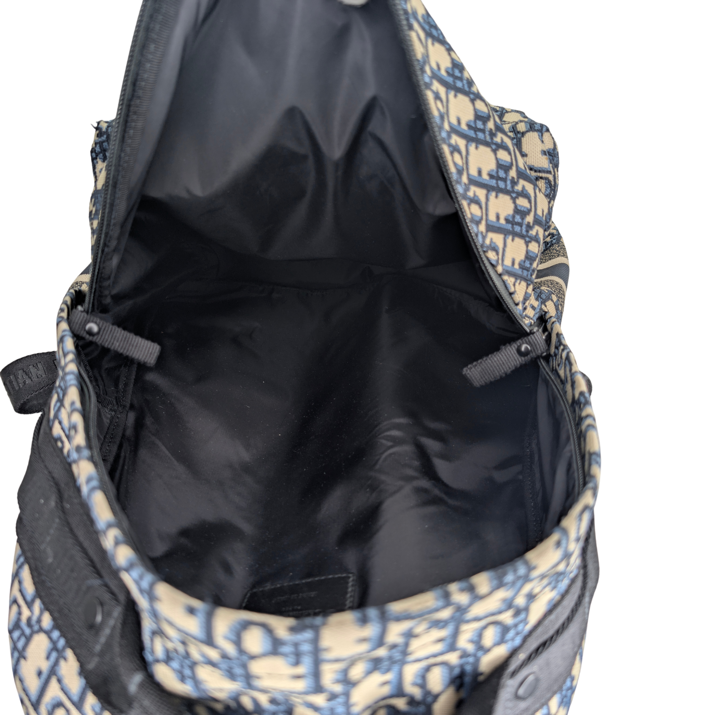 Dior DiorTravel Backpack Oblique Jacquard Navy