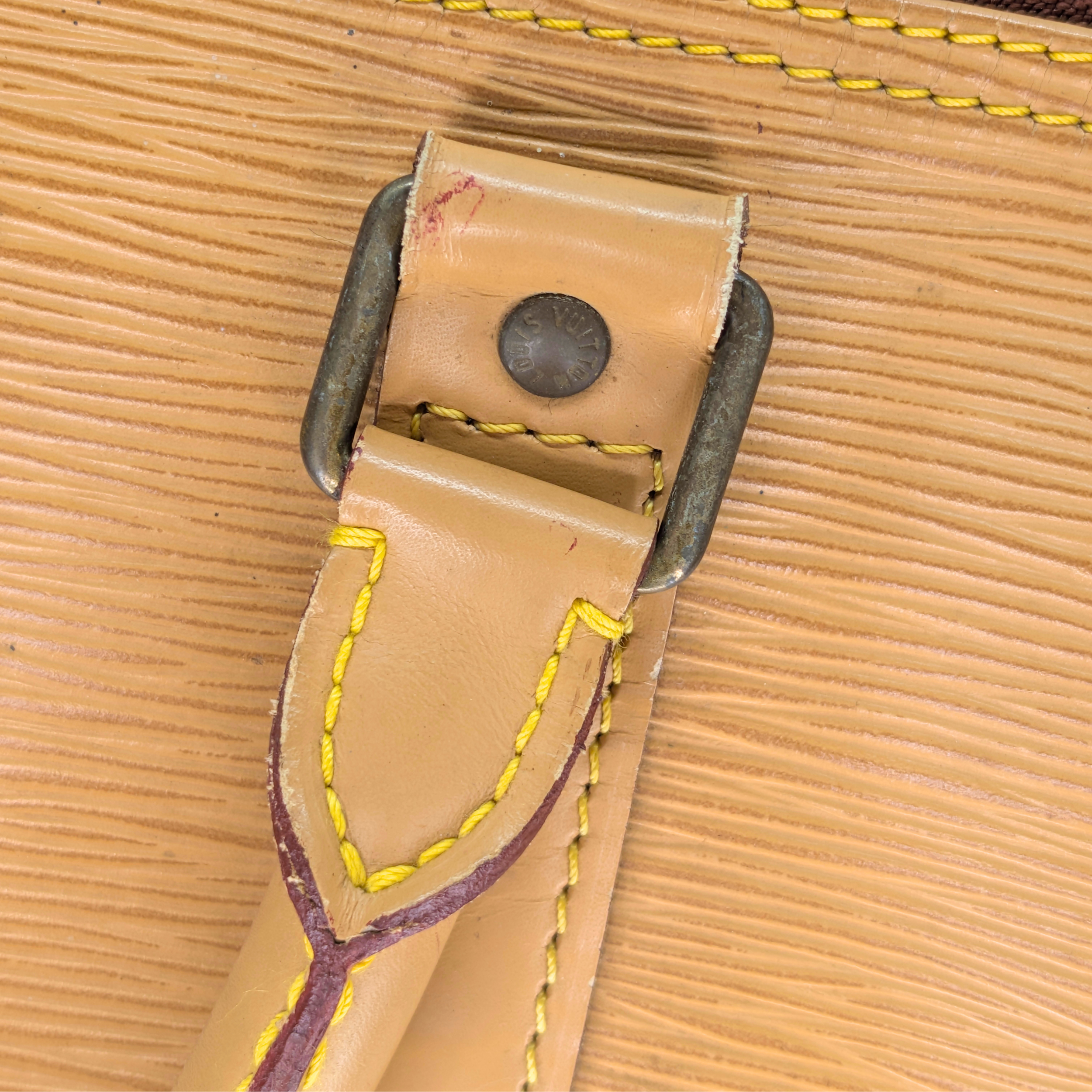Louis Vuitton Keepall 50 Epi Bag Yellow