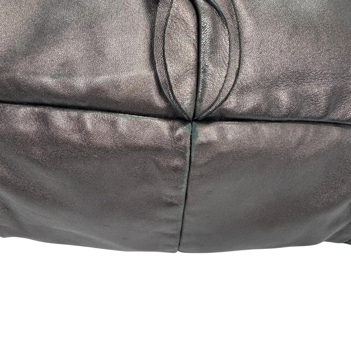 Prada Nappa Ruffle Hobo Grafite Mordore Shoulder Bag - Lost Designer
