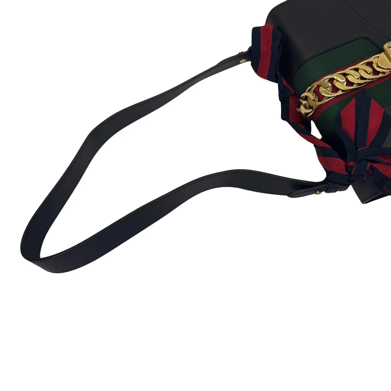 Gucci Small Sylvie Leather Black - Lost Designer