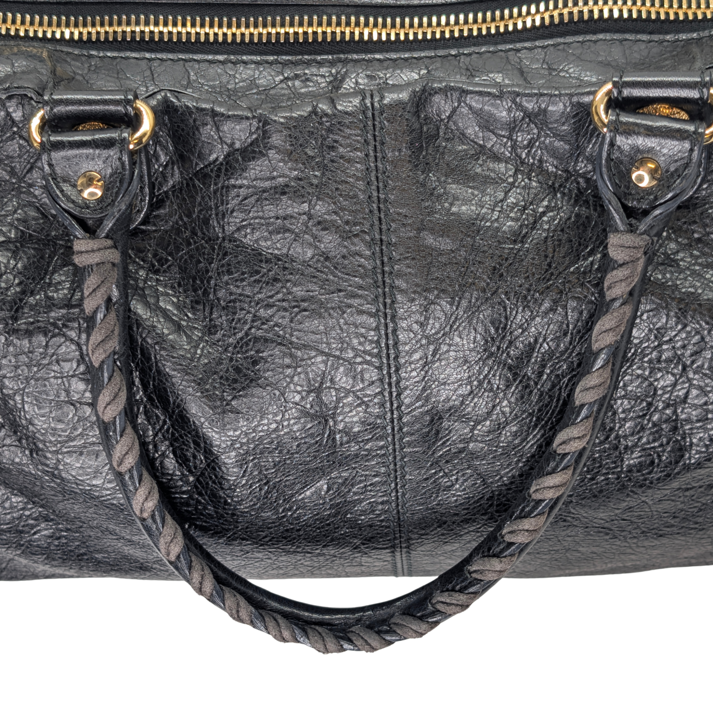 Balenciaga Le City Large Bag Gold Hardware Black