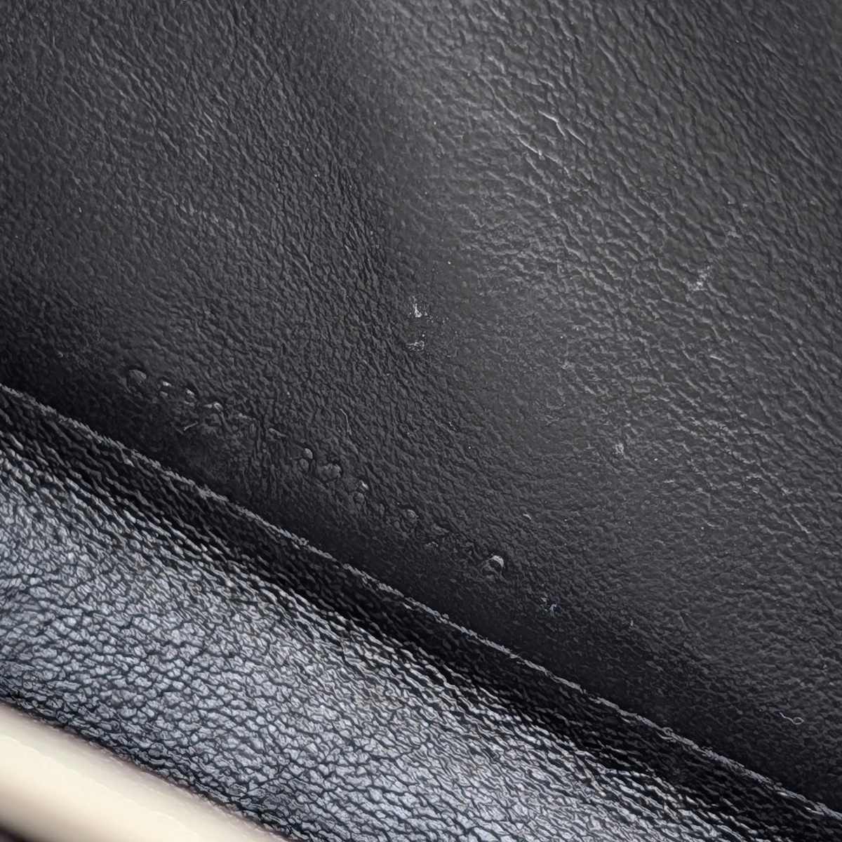 Saint Laurent Cassandre Envelope Chain Wallet Blanc White