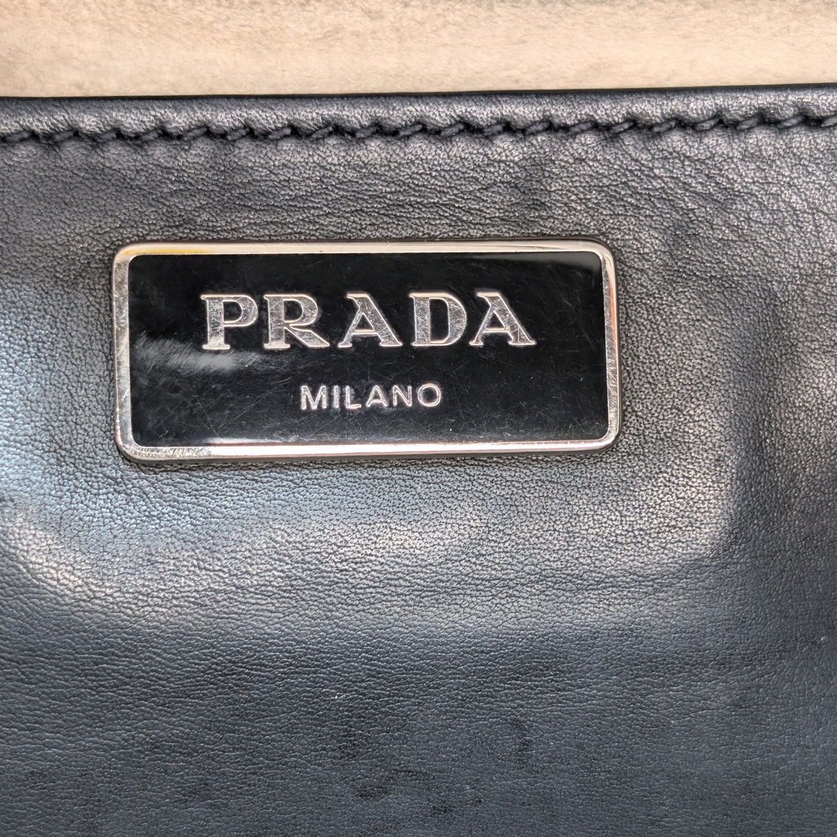 Prada City Calf Lux Galleria Handbag Black