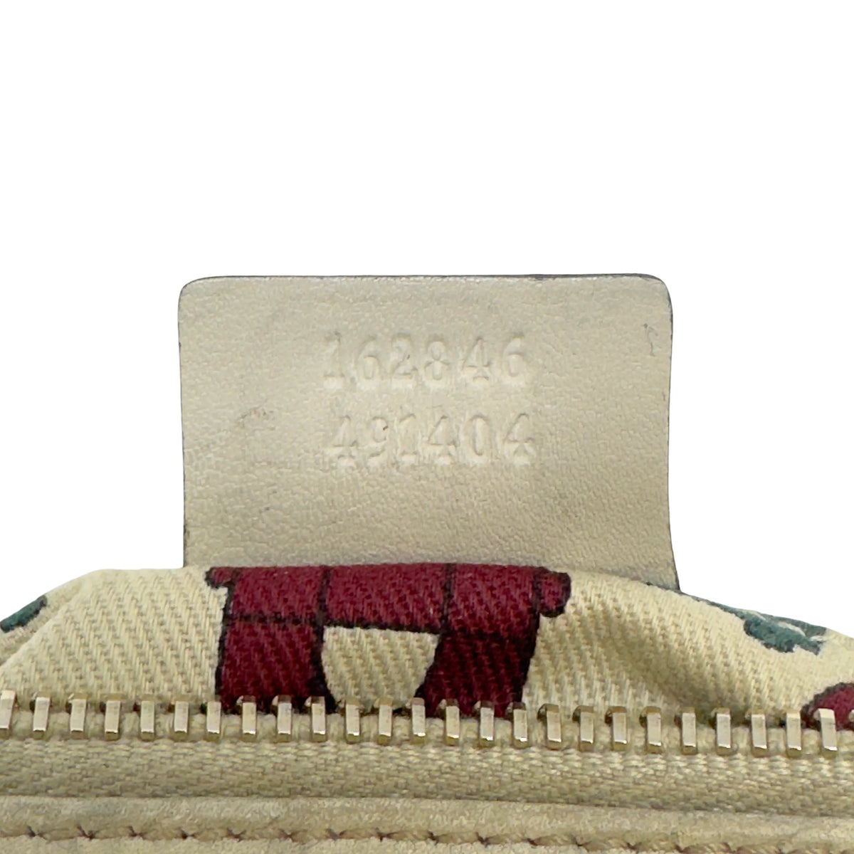 Gucci Monogram Small Pochette Clutch Bag Leather Beige - Lost Designer