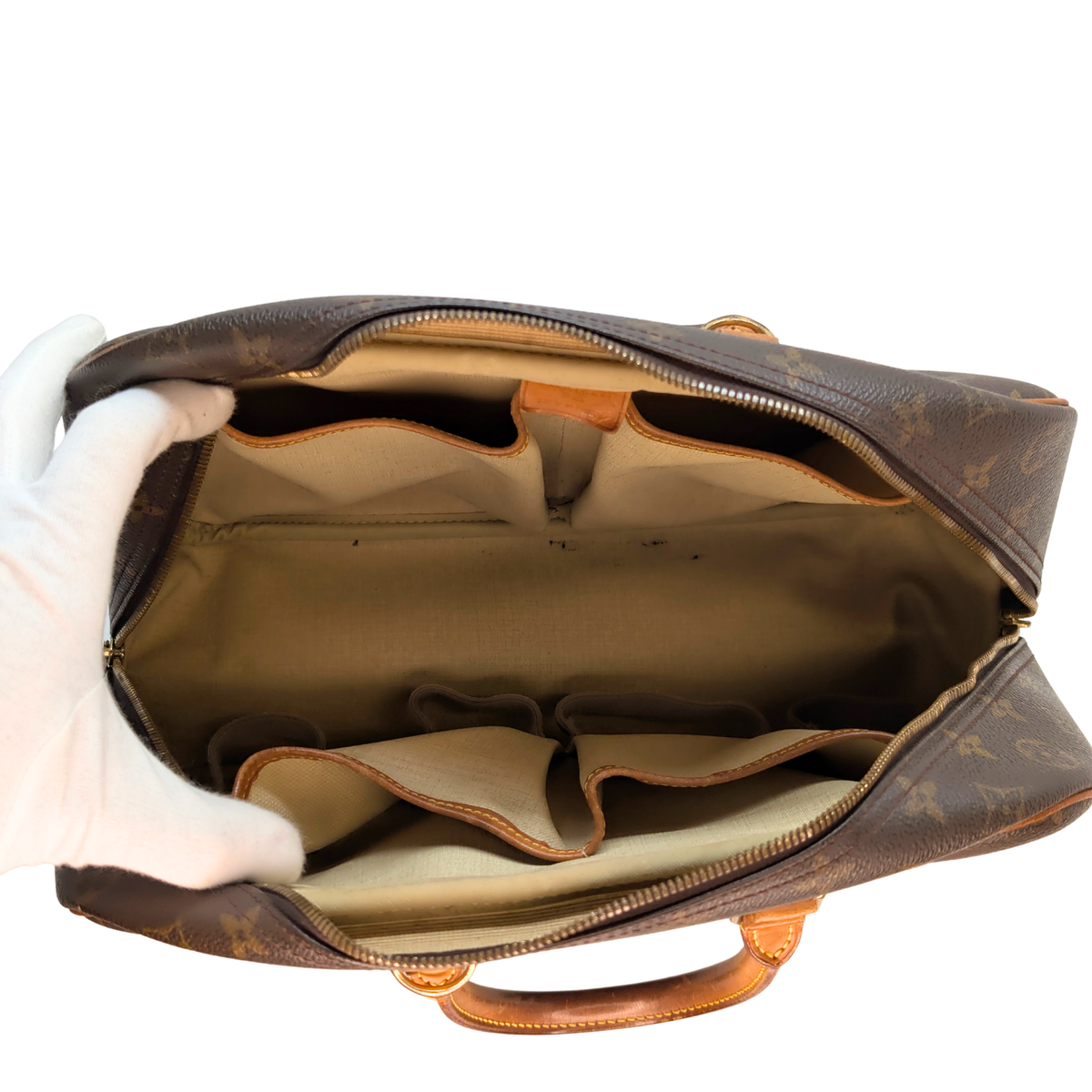 Louis Vuitton Deauville Monogram Brown Bag
