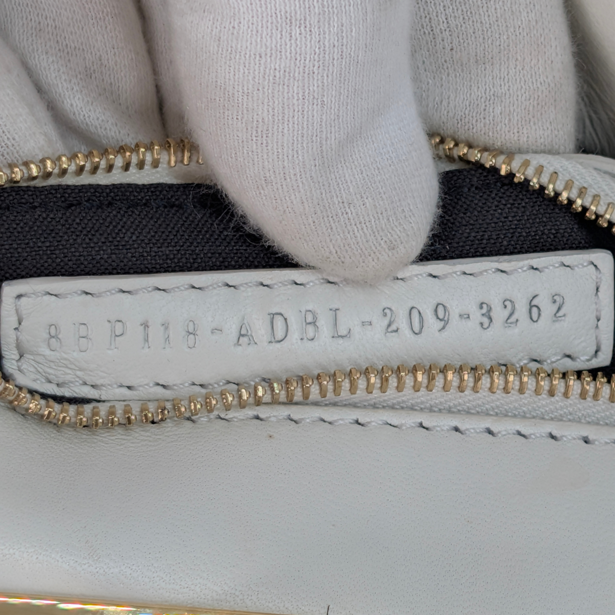 Fendi Peekaboo Click Handbag White
