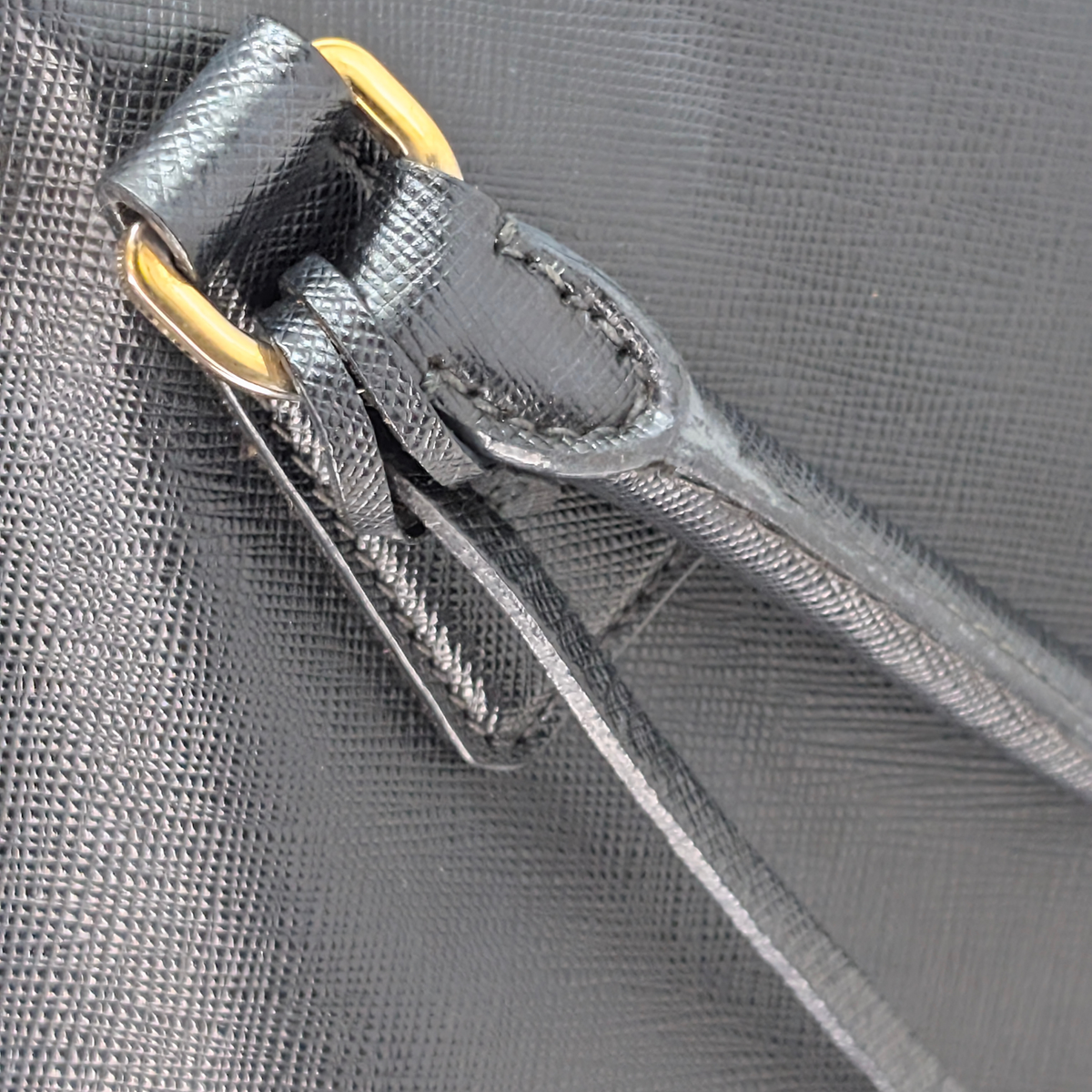 Prada Galleria Large Saffiano Leather Tote Black