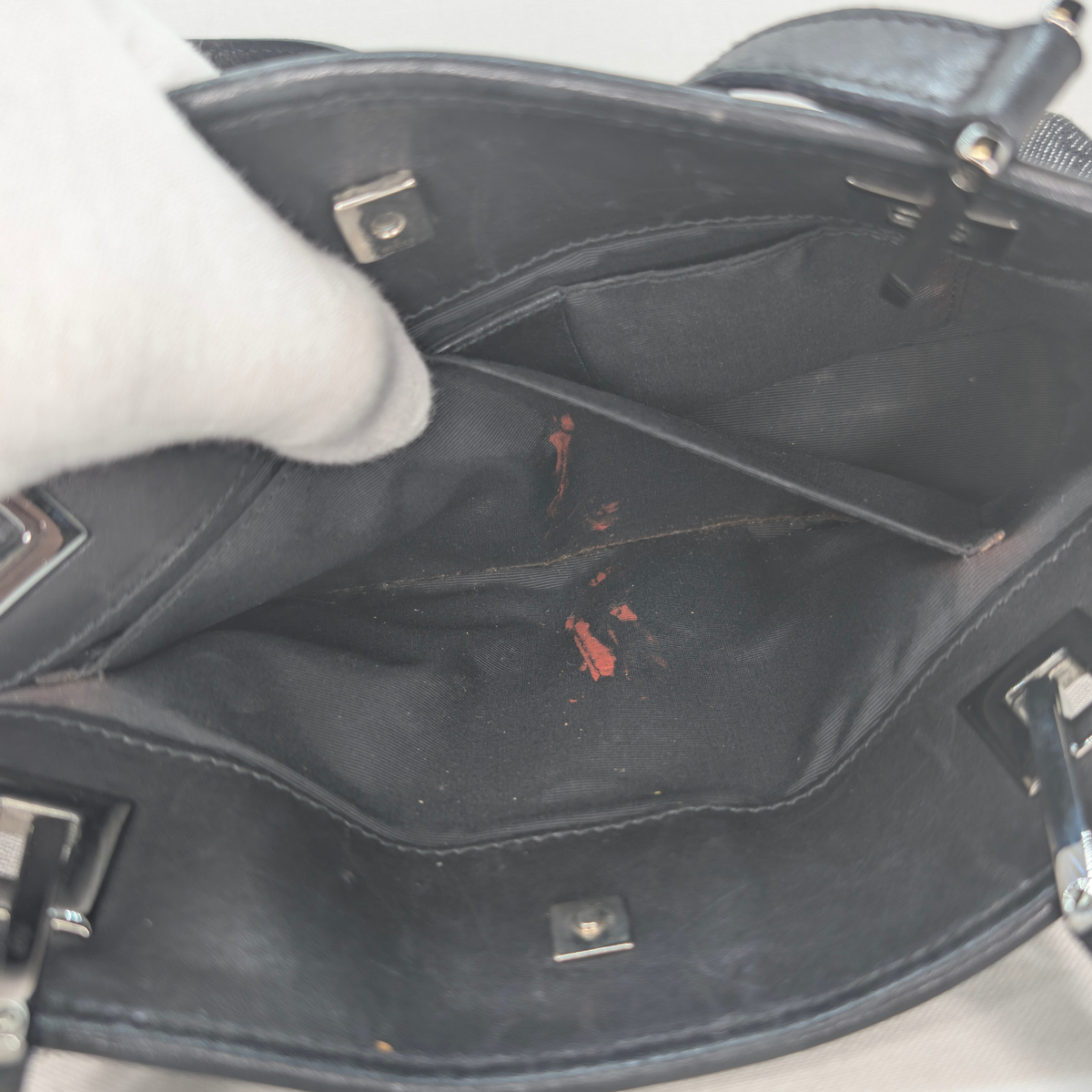Gucci GG Denim Small Shoulder Tote Bag
