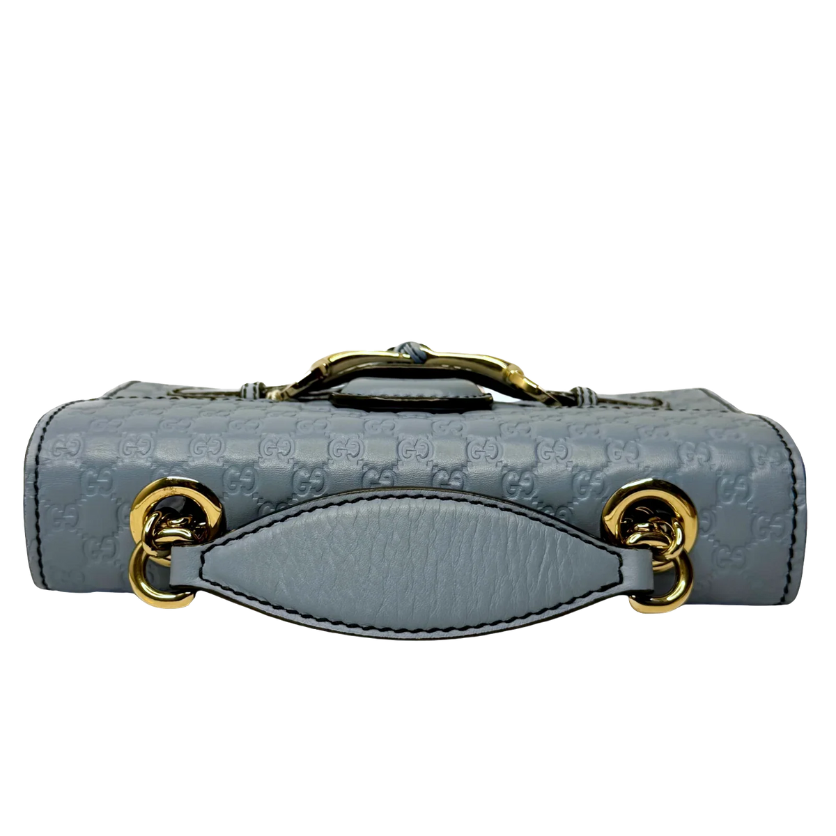 Gucci Microguccissima Mini Emily Chain Shoulder Bag – Light Blue - Lost Designer