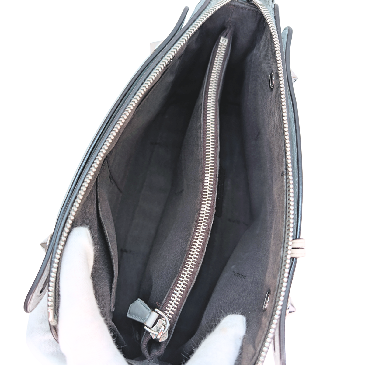 Fendi By The Way Medium Boston Bag Blue Haze