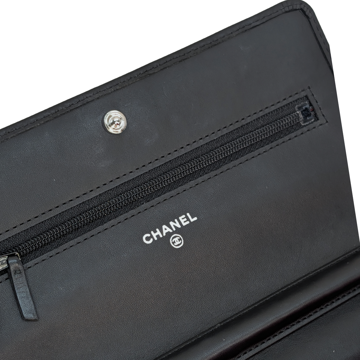 Chanel Cambon Wallet On Chain Black