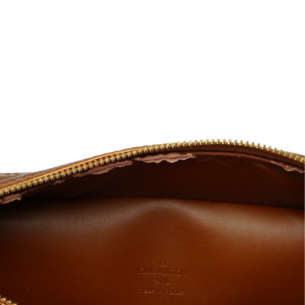 Louis Vuitton Bronze Monogram Vernis Tompkins Square Handbag - Lost Designer