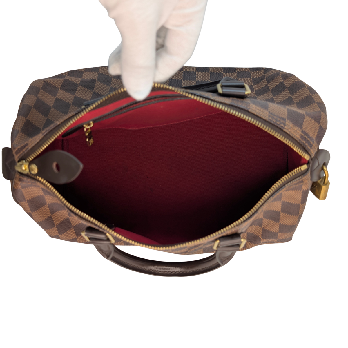 Louis Vuitton Speedy 30 Damier Ebene Bag