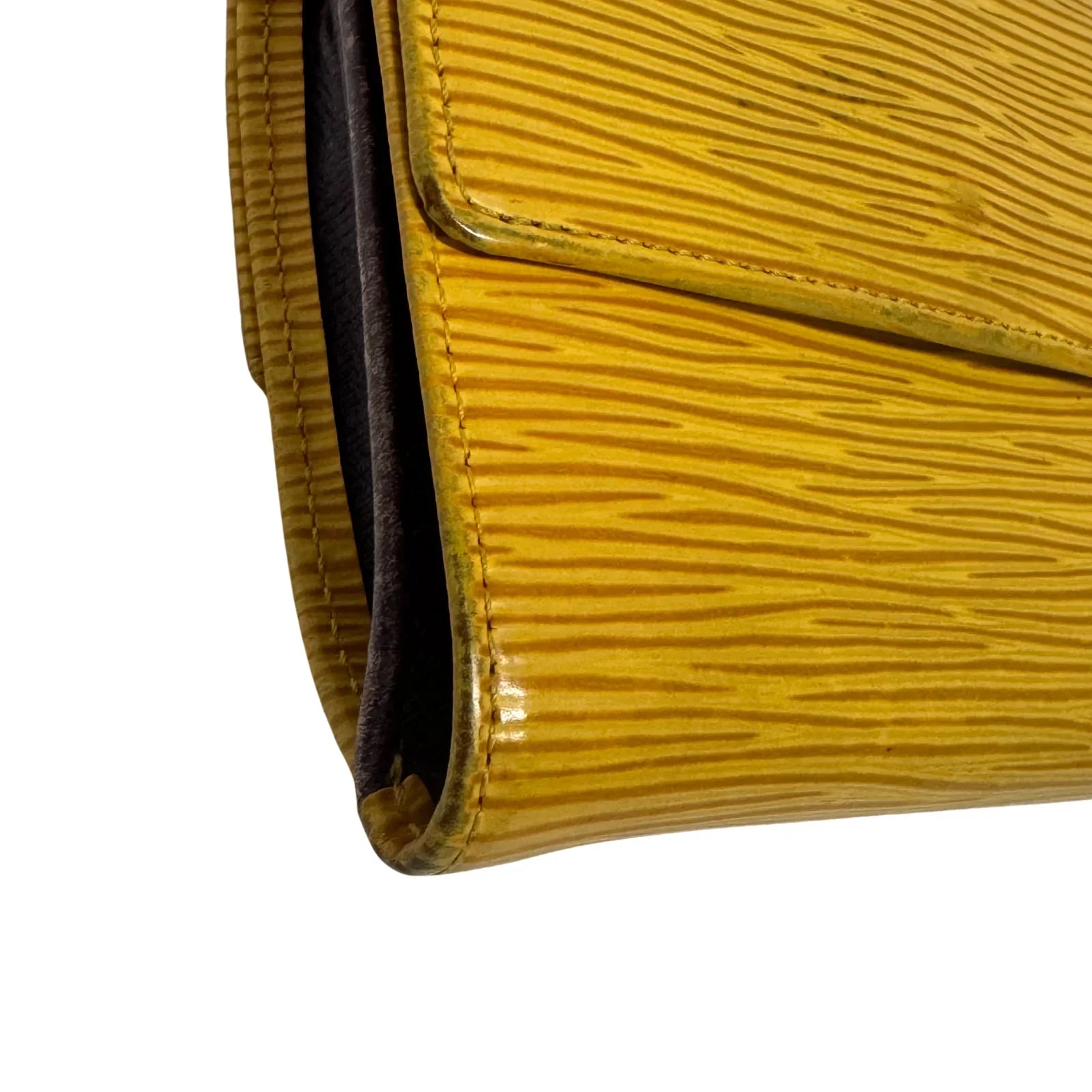 Louis Vuitton Epi Leather Wallet Yellow - Lost Designer