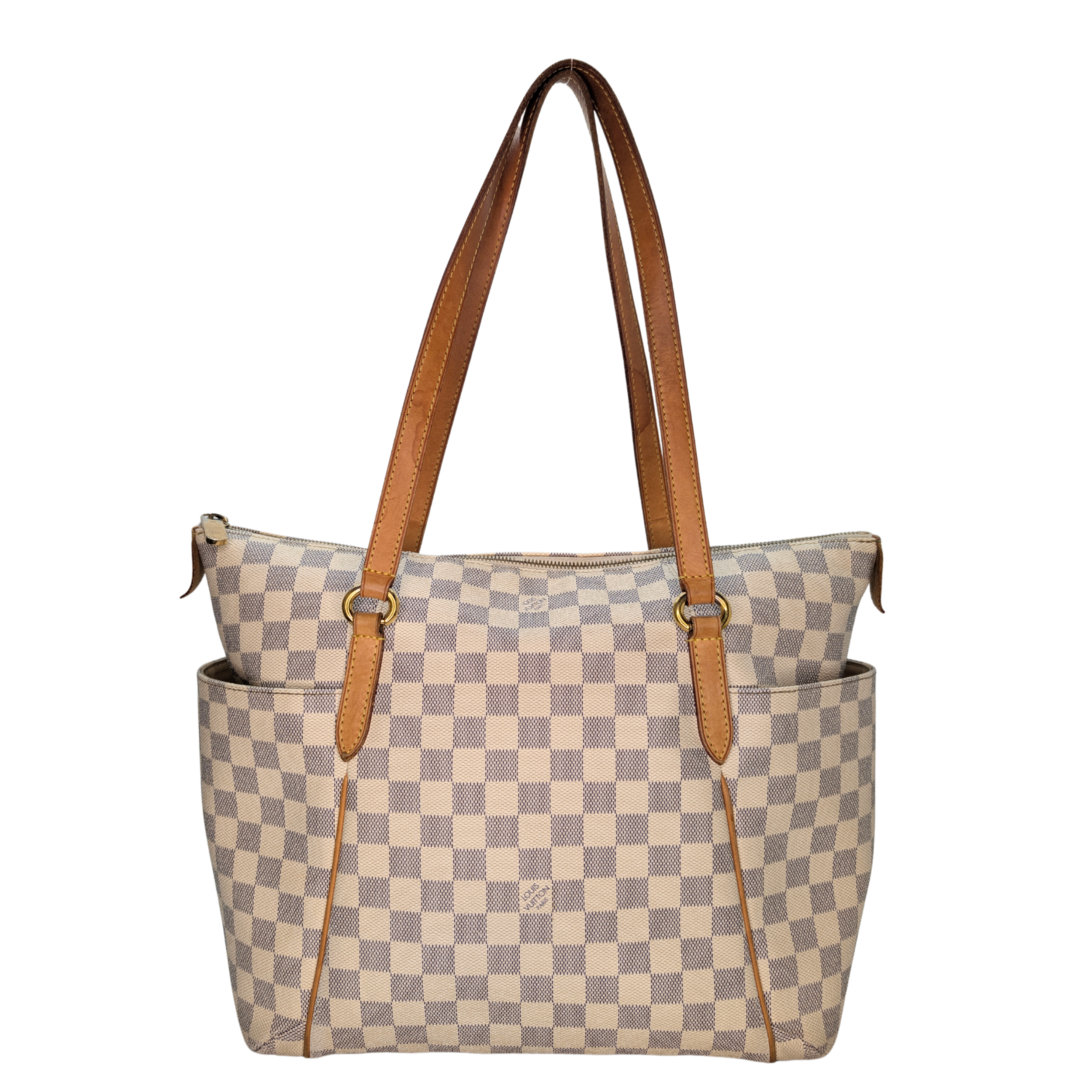 Louis Vuitton Totally MM Damier Azur Shoulder Bag