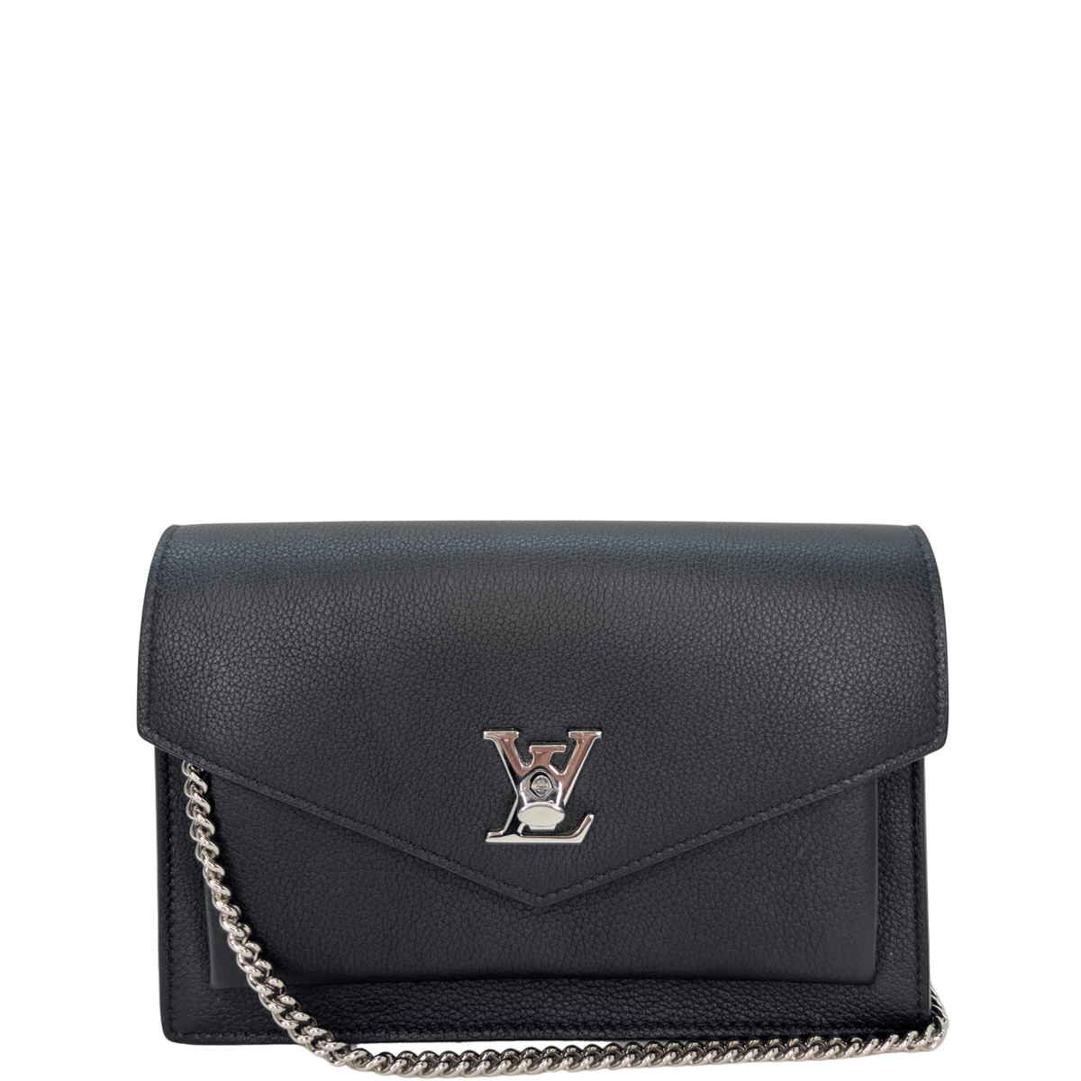 Louis Vuitton MyLockMe Chain Pochette Black Bag