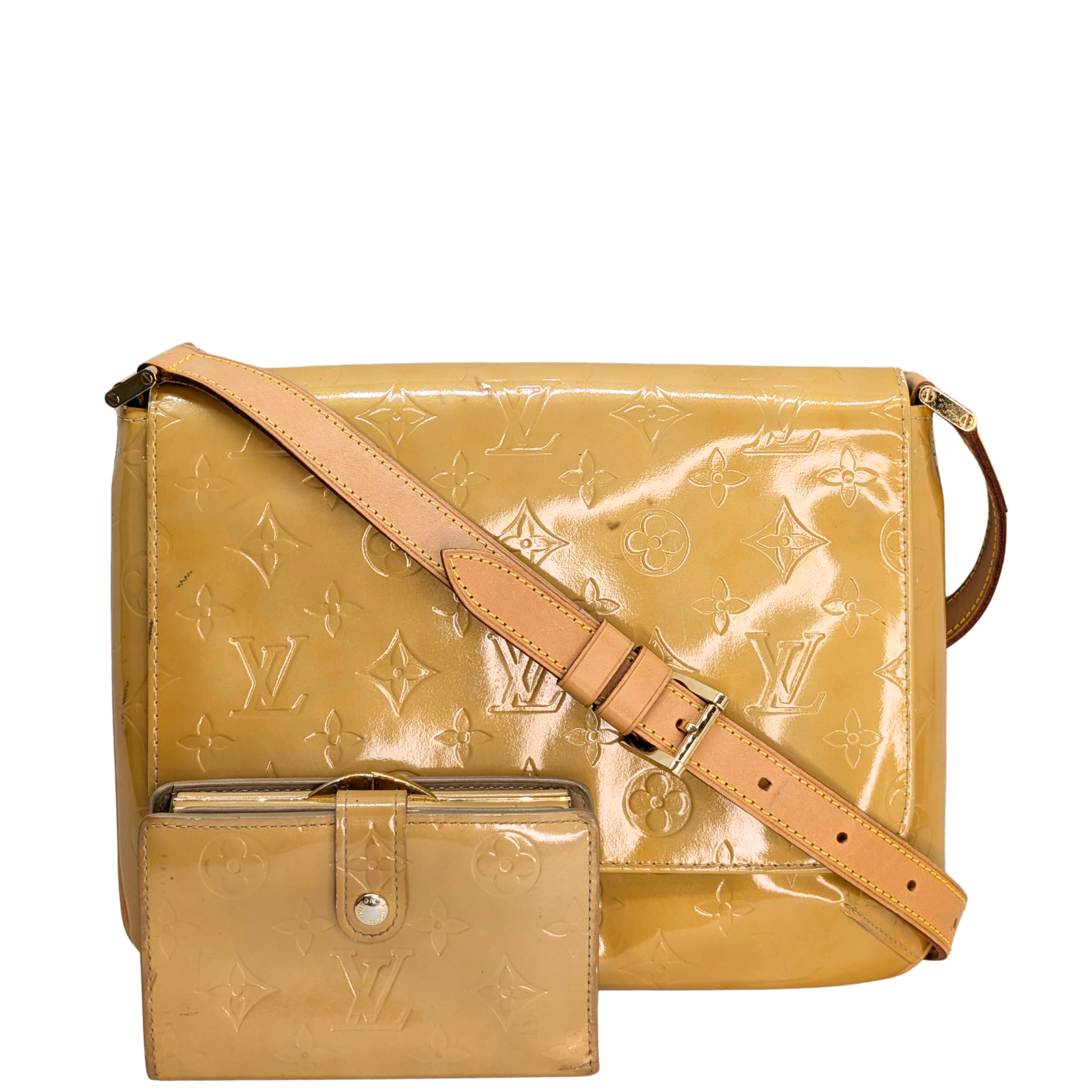 Louis Vuitton Vernis Thompson Street shoulder Bag & Wallet