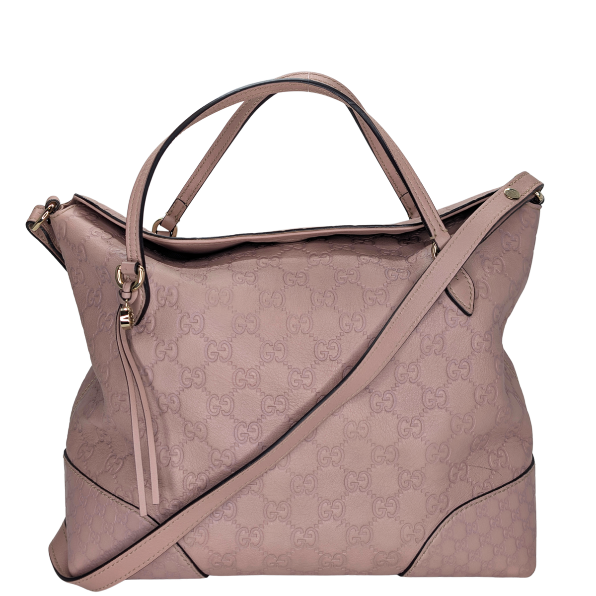Gucci Bree convertible top handle باللون الوردي