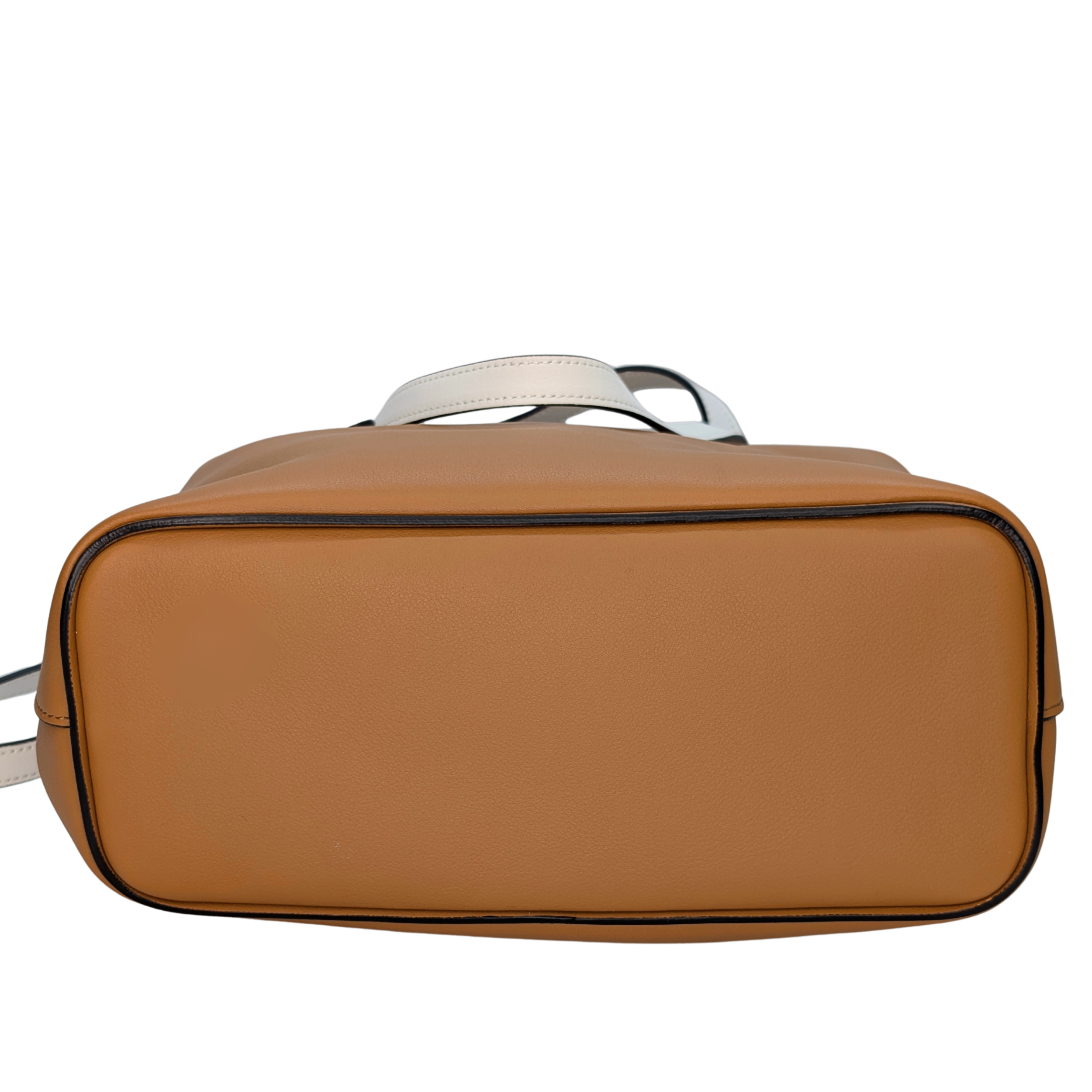 Celine Soft Cube Leather Bag Small Light Tan