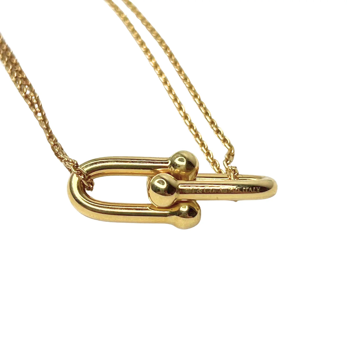 Tiffany & Co. HardWear Large Double Link Necklace – 18k Yellow Gold - Lost Designer