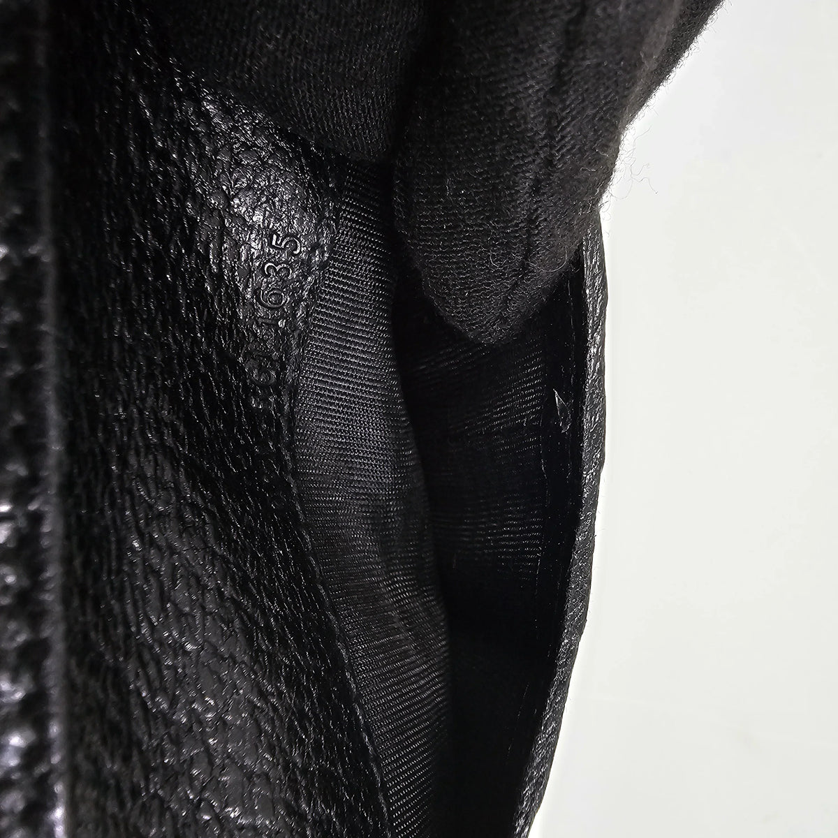 Gucci Black Monogram & Canvas Wallet - Lost Designer