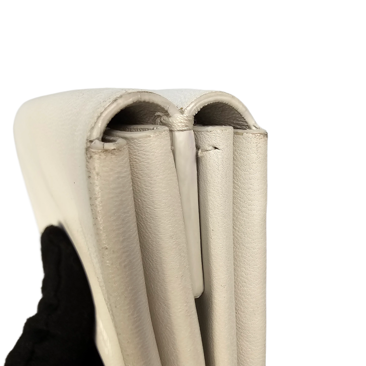 Bottega Veneta White Leather Wallet - Lost Designer