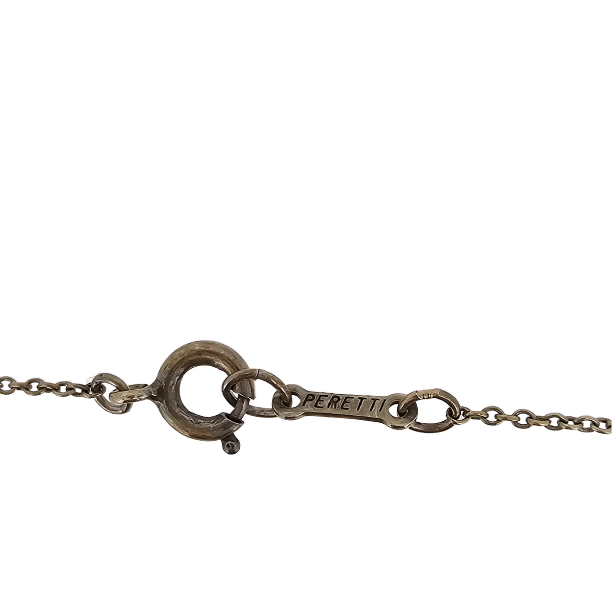 Tiffany & Co Sterling Silver Bean Necklace - Lost Designer
