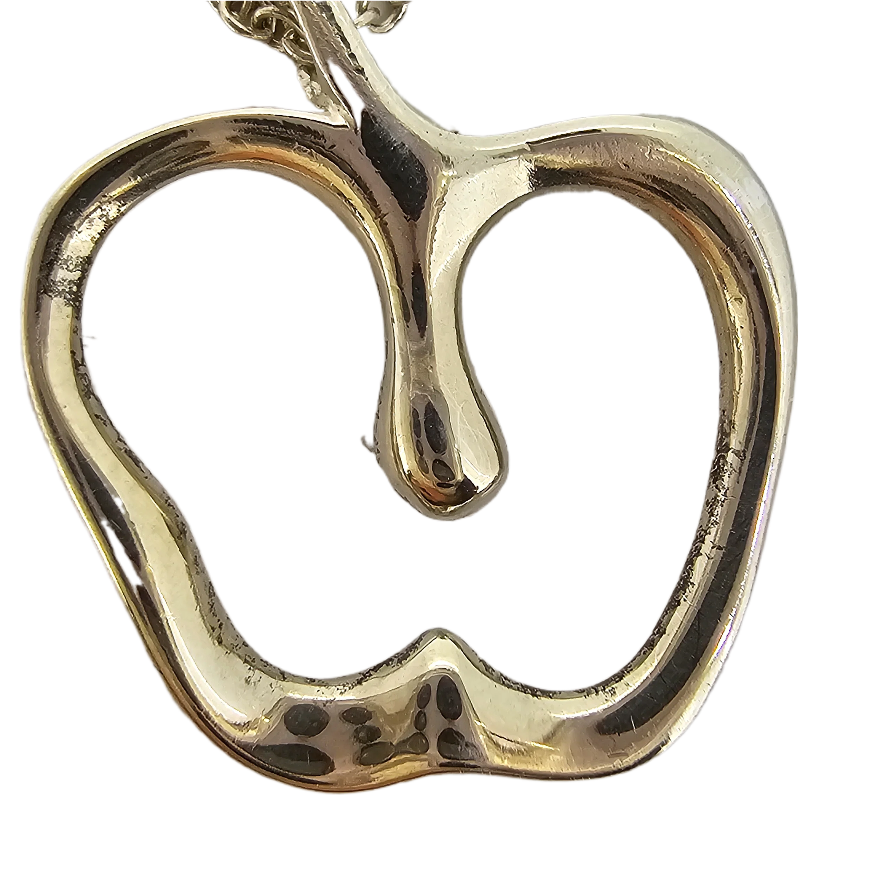Tiffany & Co Sterling Silver Apple Necklace - Lost Designer