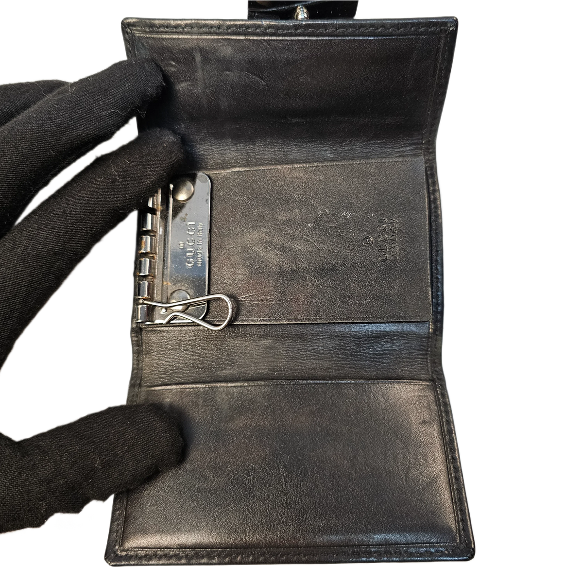 Gucci Monogram Key Case Holder Wallet - Lost Designer