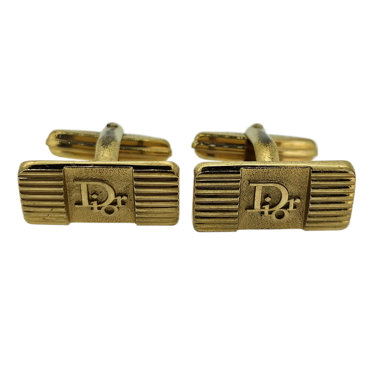 Dior Metal Gold-tone Cufflinks - Lost Designer