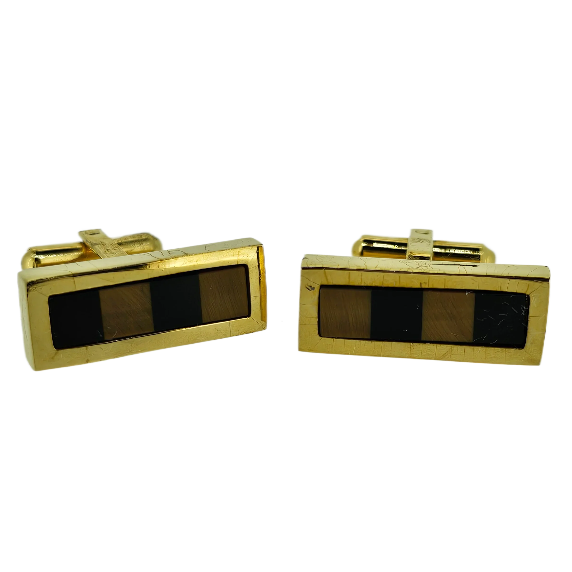 Dior Metal Gold-tone Cufflinks - Lost Designer