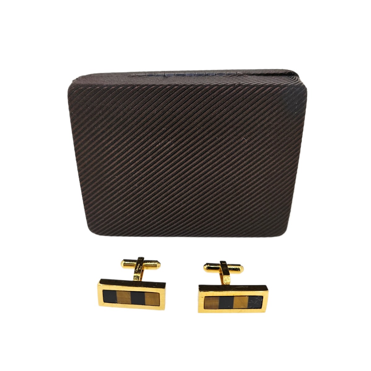 Dior Metal Gold-tone Cufflinks - Lost Designer