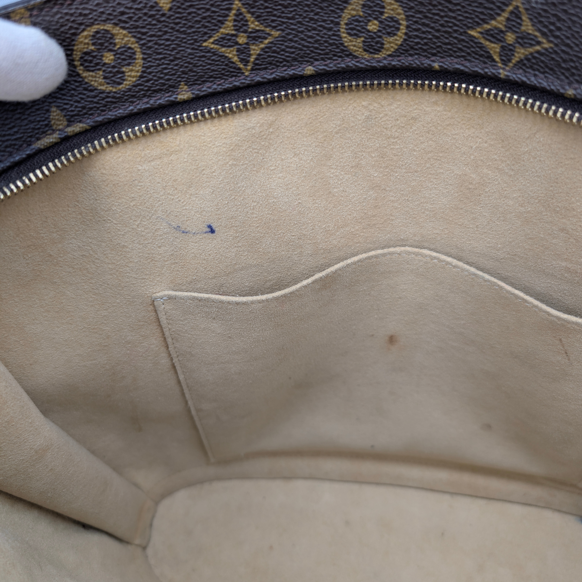 Louis Vuitton Babylone Monogram Tote Bag Brown