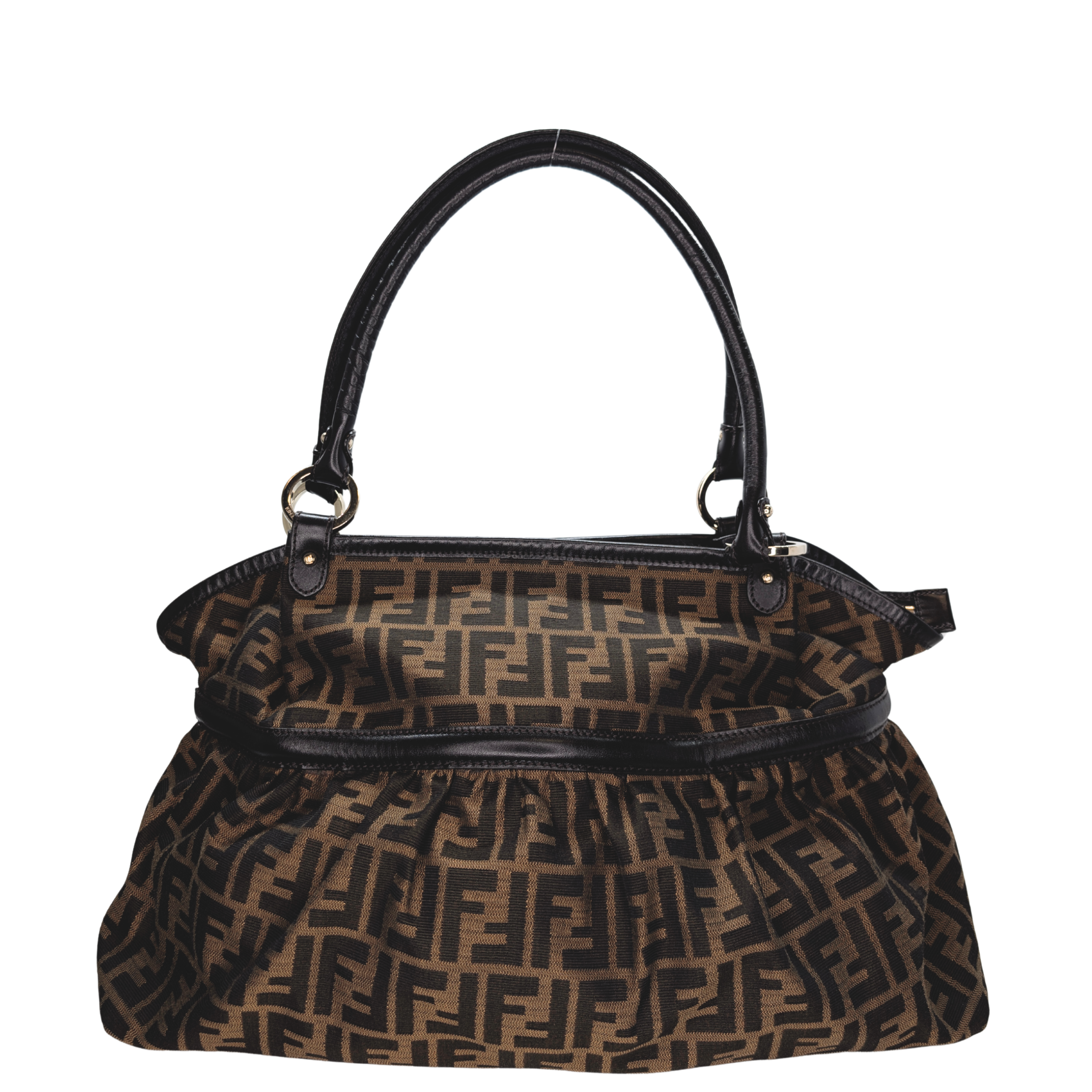 Fendi Tobacco Zucca Chef Shoulder Bag