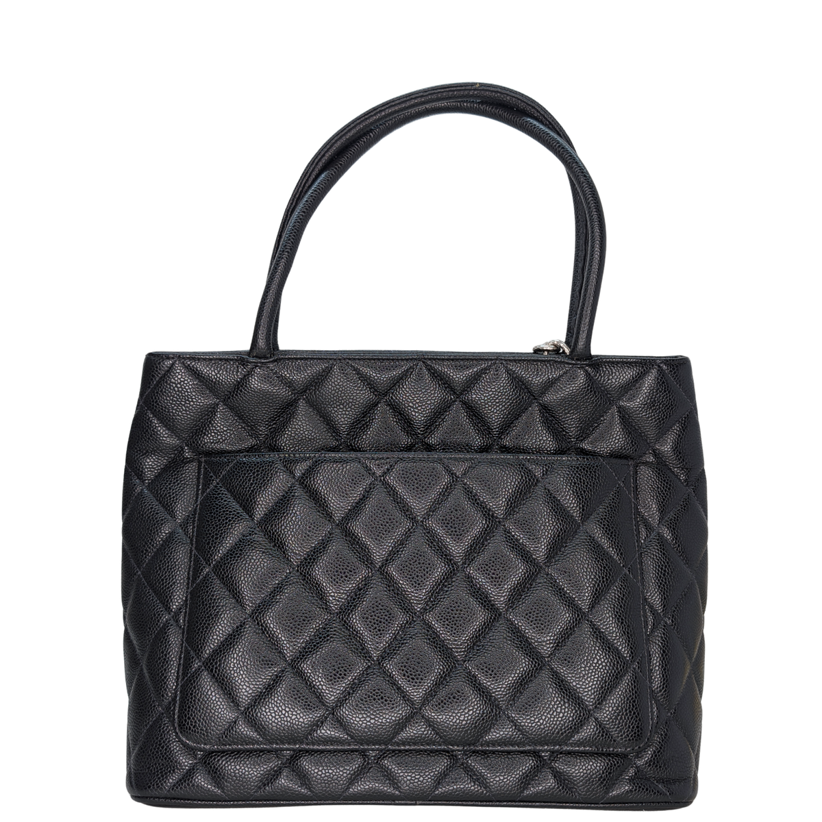Chanel Medallion Tote Bag Caviar Black