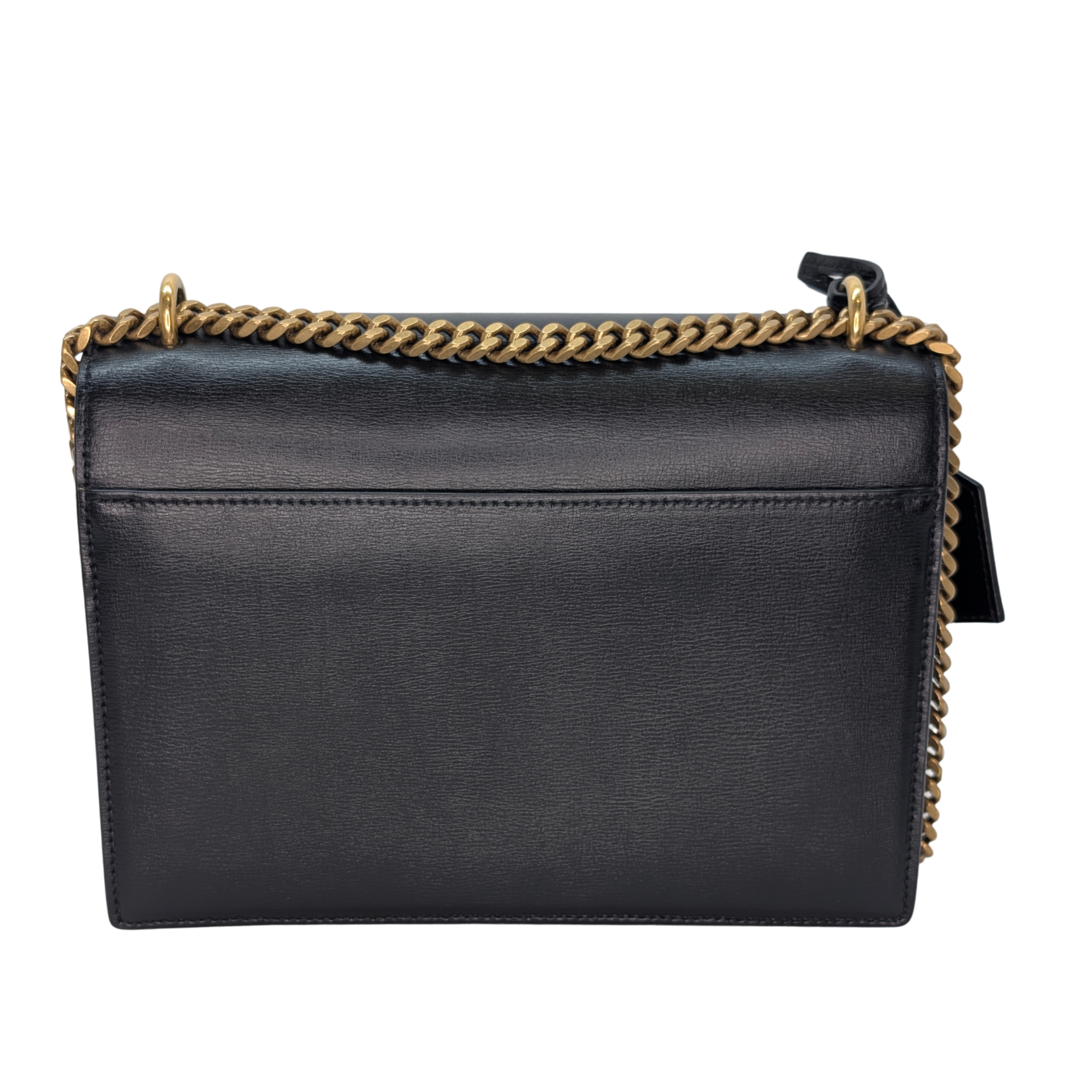 Saint Laurent Sunset Small Leather Shoulder Bag Black