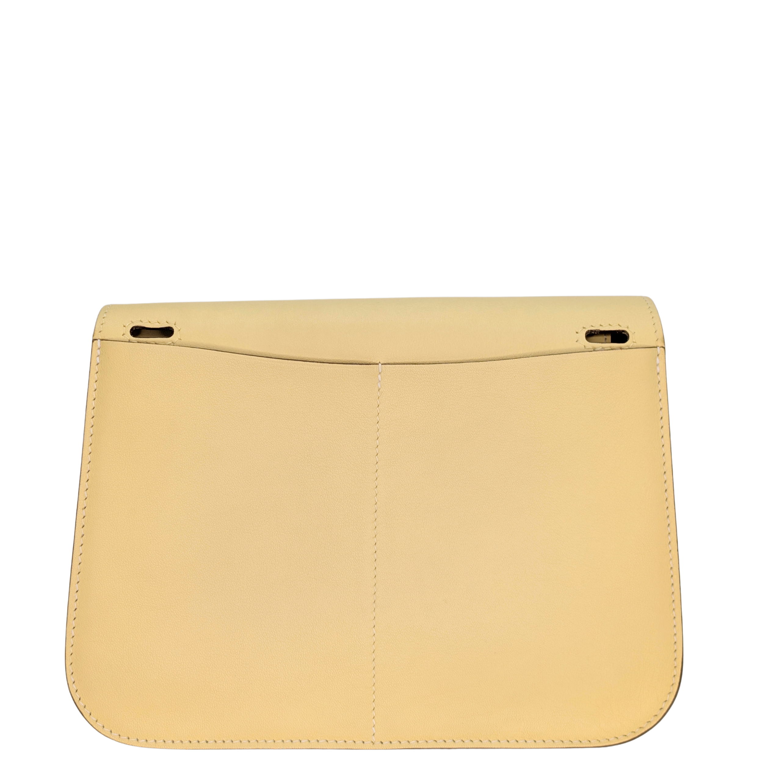 Hermes Mini Halzan 22 Swift Jaune Poussin SHW ختم X
