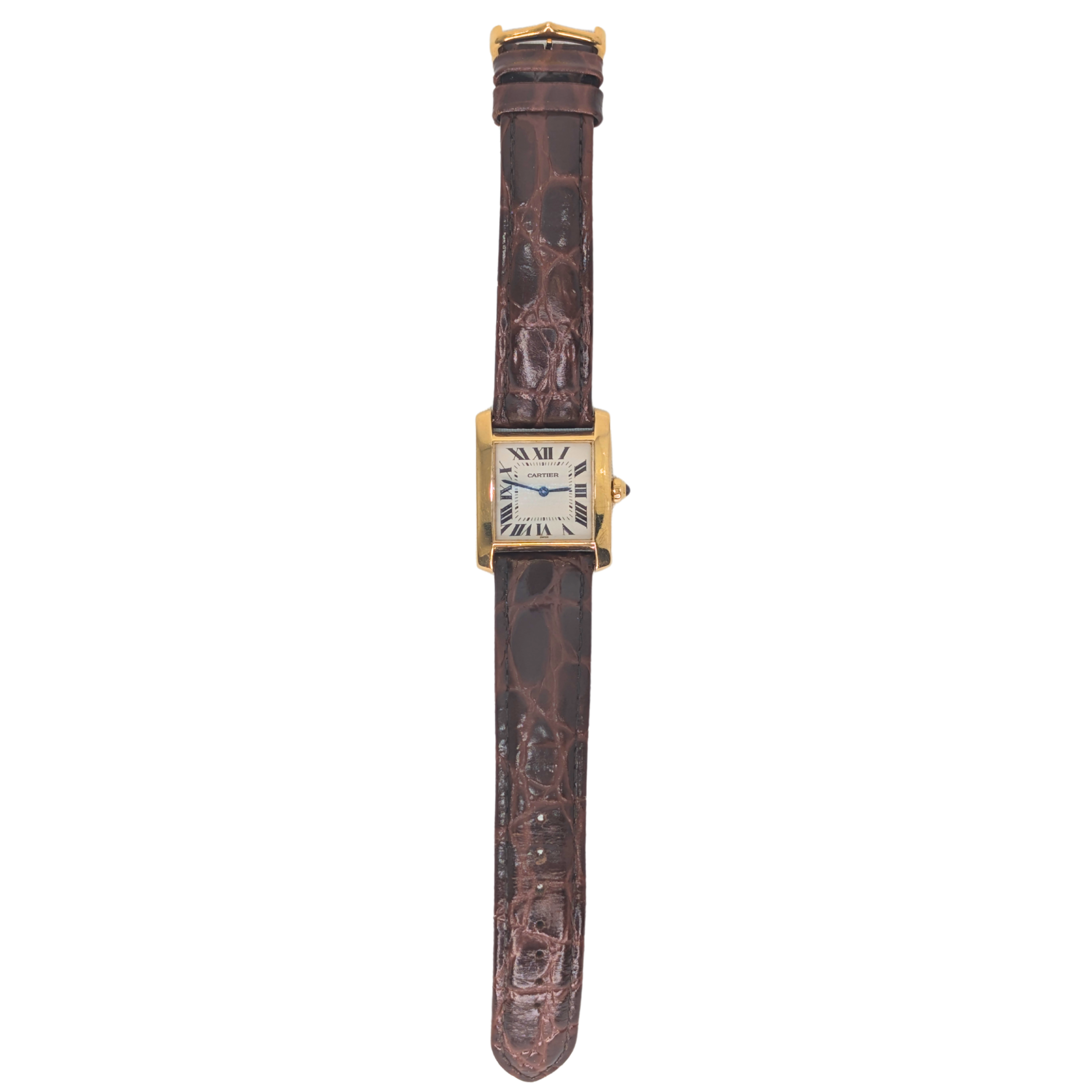 Cartier Tank 1821 Francaise 18k Gold Watch