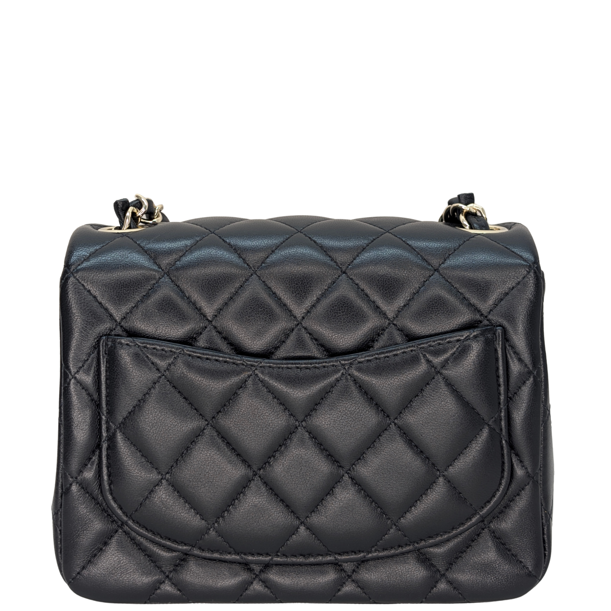 Chanel Classic Flap Mini Square Black 2026 GHW Microchipped