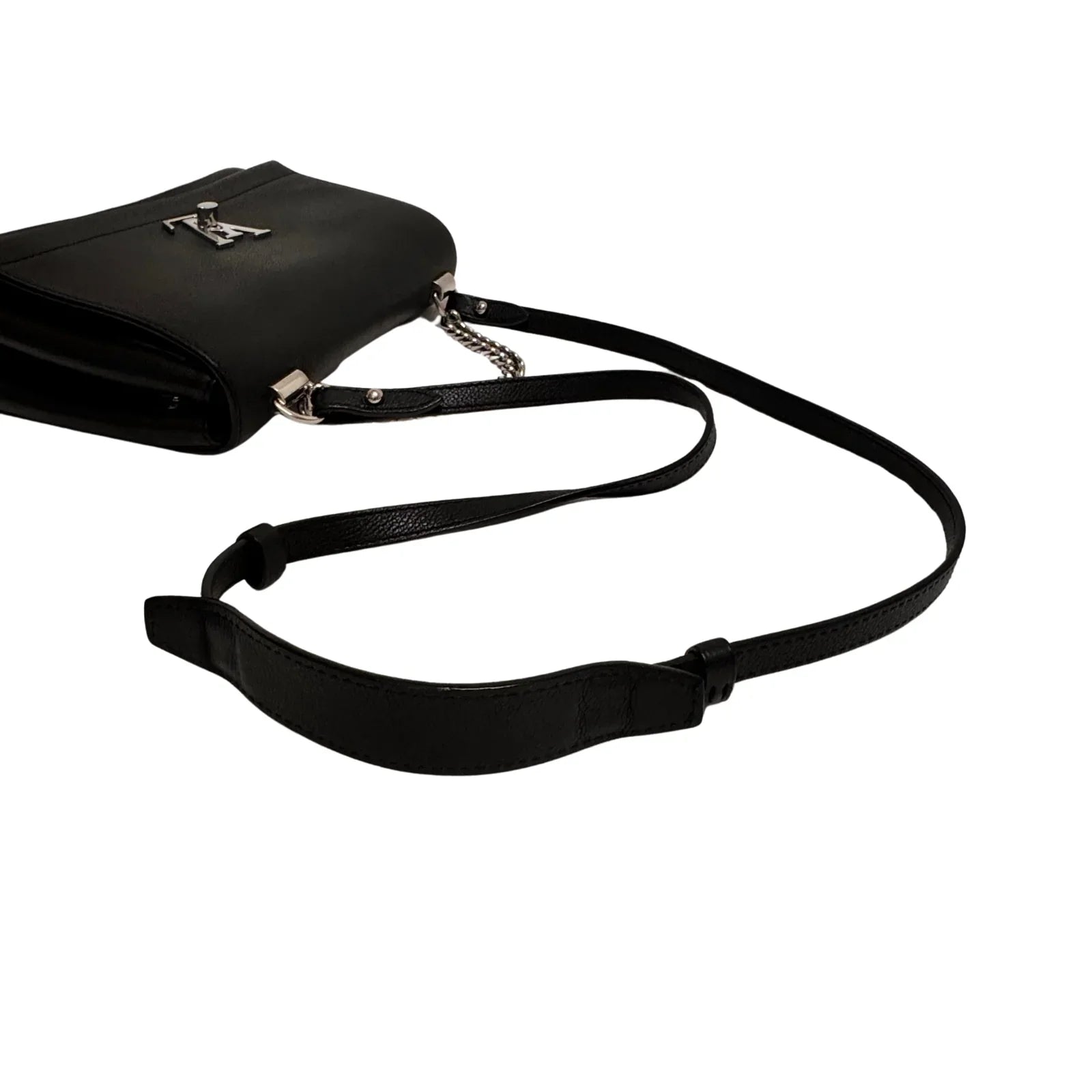 Louis Vuitton Lockme BB Crossbody Bag Black - Lost Designer