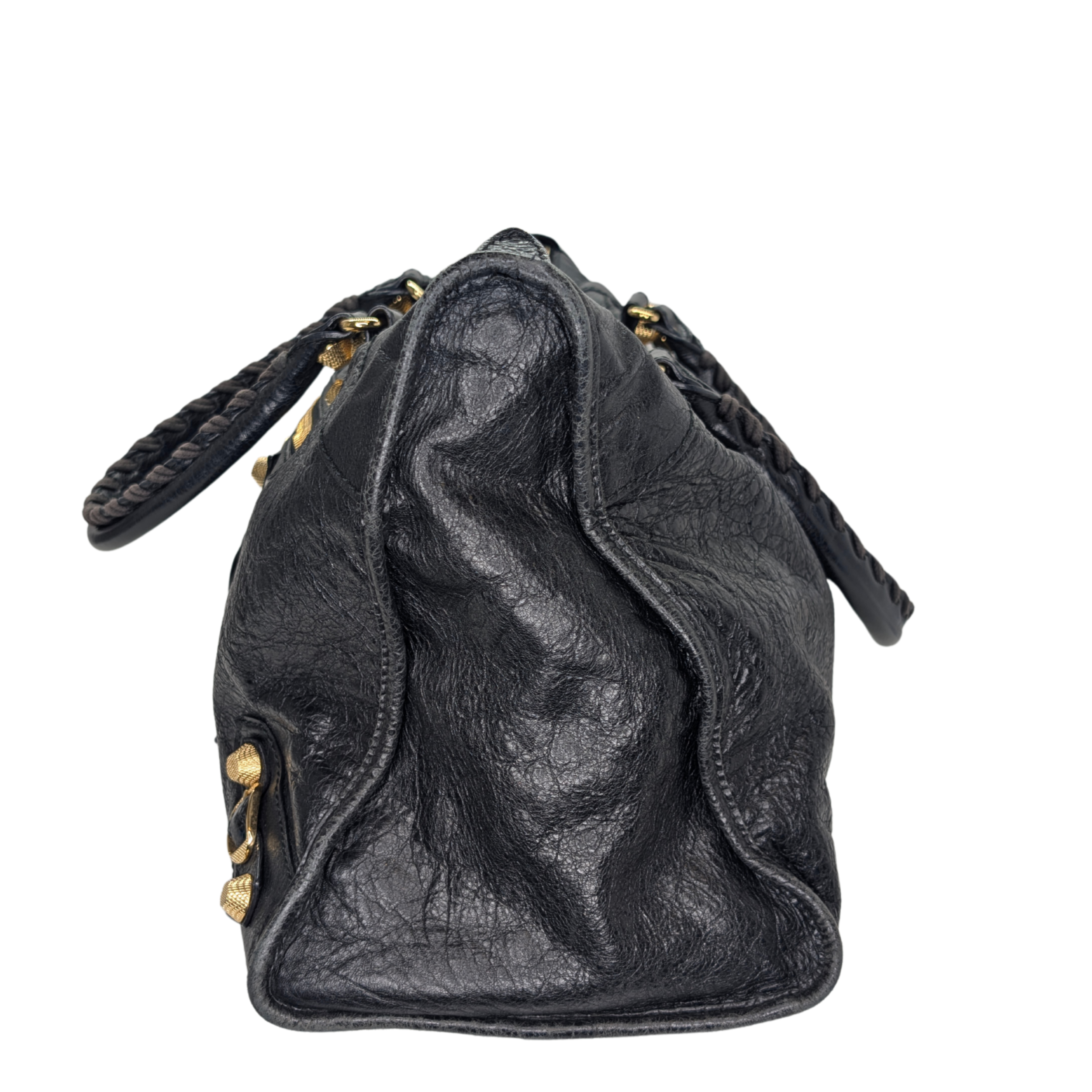 Balenciaga Le City Large Bag Gold Hardware Black