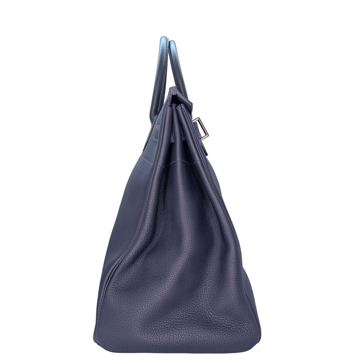 Hermes Hac Birkin 40 Togo SHW Stamp B Bleu Nuit