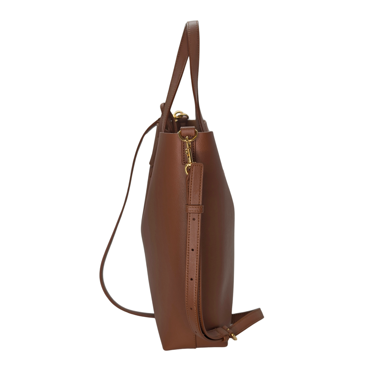 Saint Laurent Toy Shopping Tote Brown