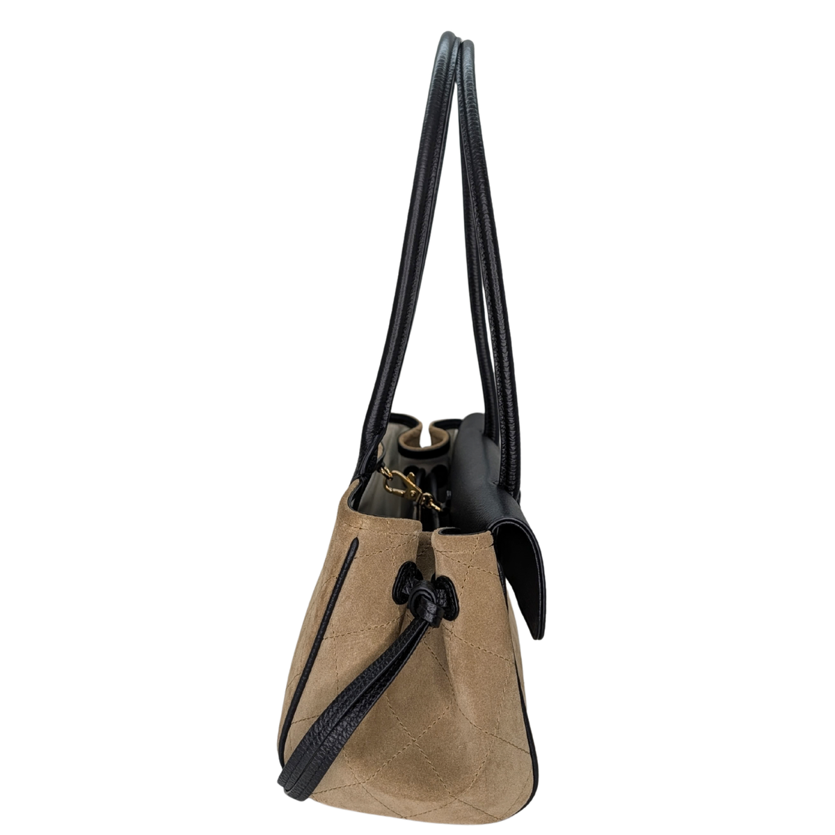 Chanel Small Urban Essential East West Tote Black Beige