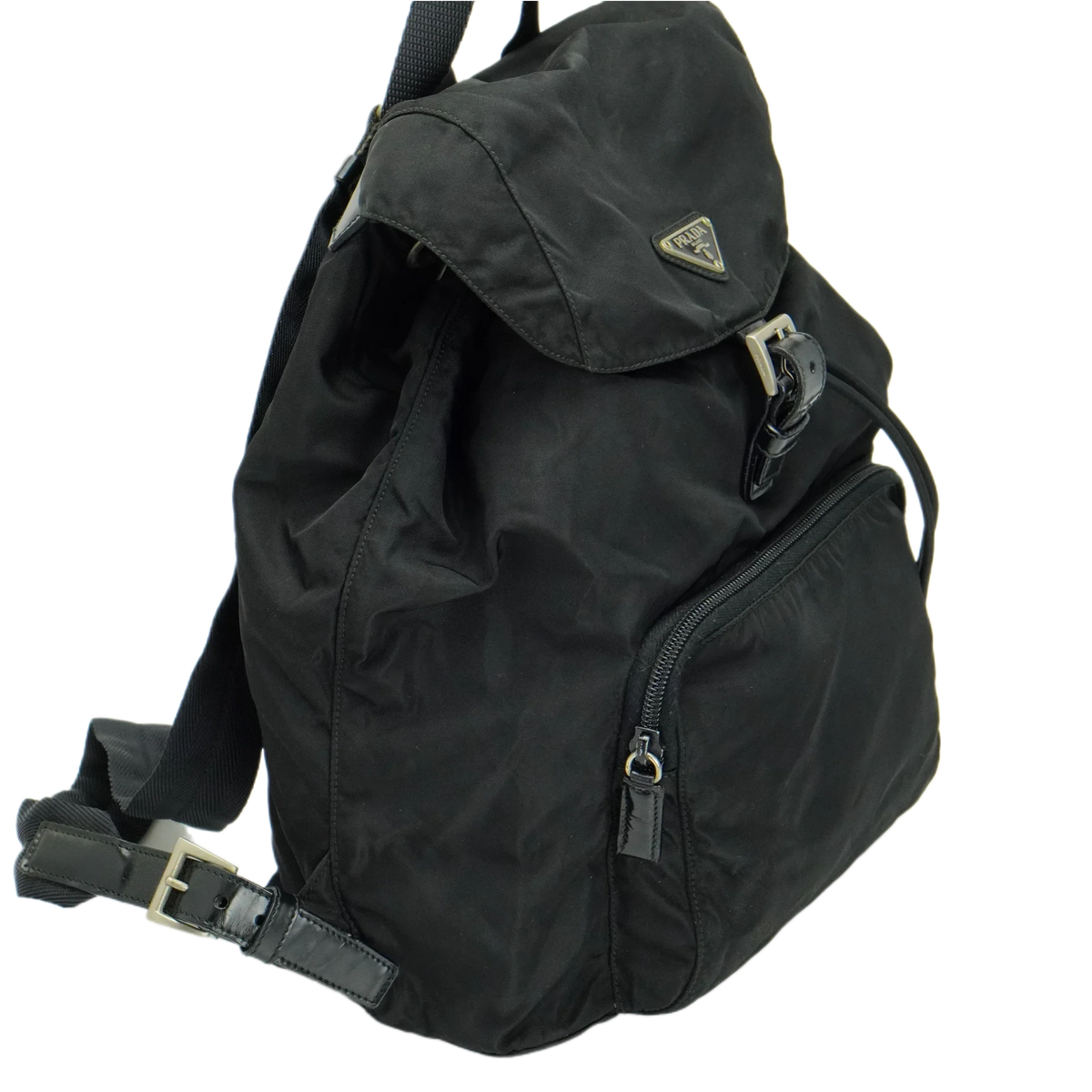 Prada Nylon Black Backpack Rucksack - Lost Designer