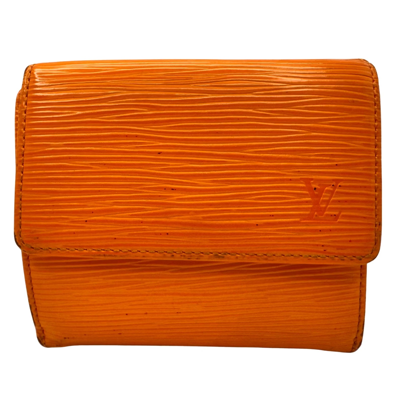 Louis Vuitton Epi Leather Wallet Orange - Lost Designer