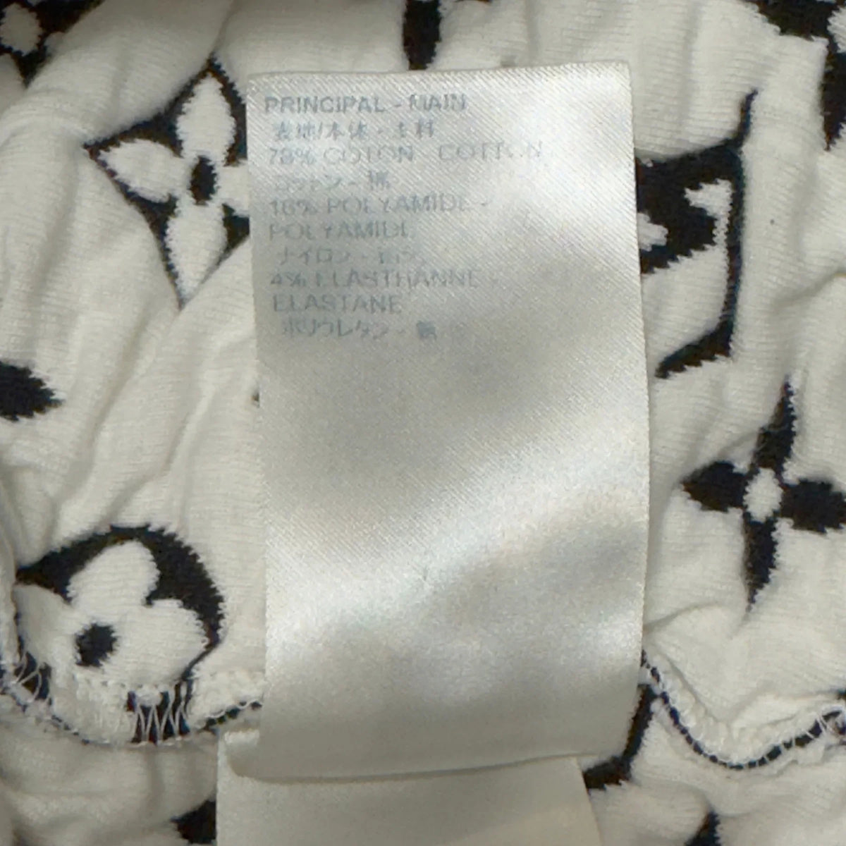 Louis Vuitton Monogram Sweatshirt Black/White XS - Lost Designer