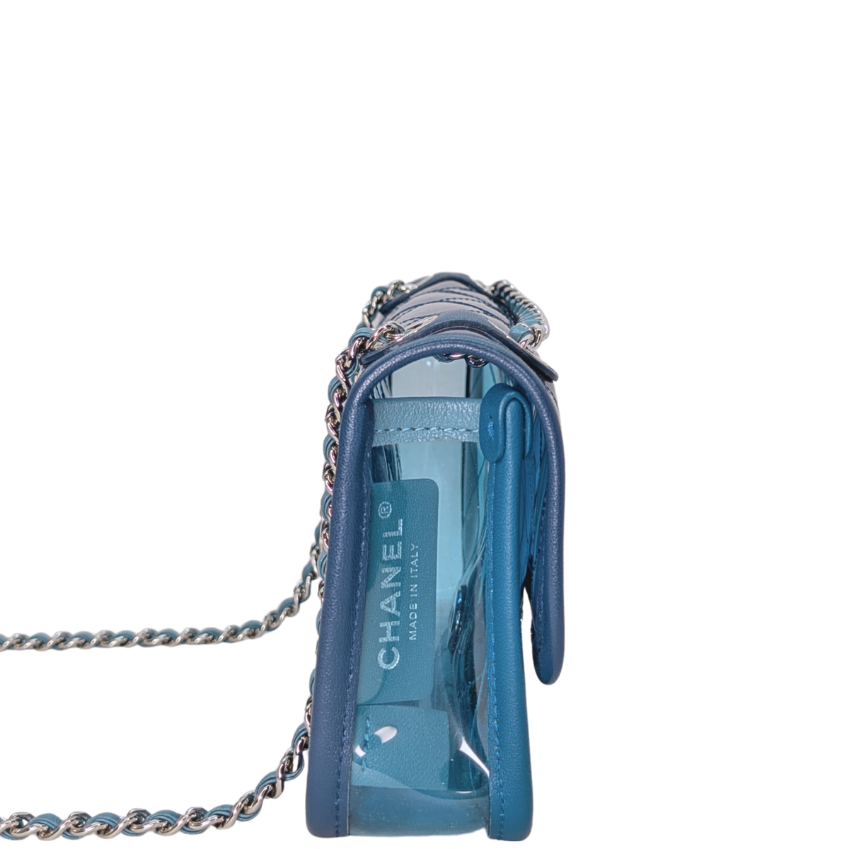 Chanel Coco Splash Single Flap Bag PVC Vinyl 2018 Collection