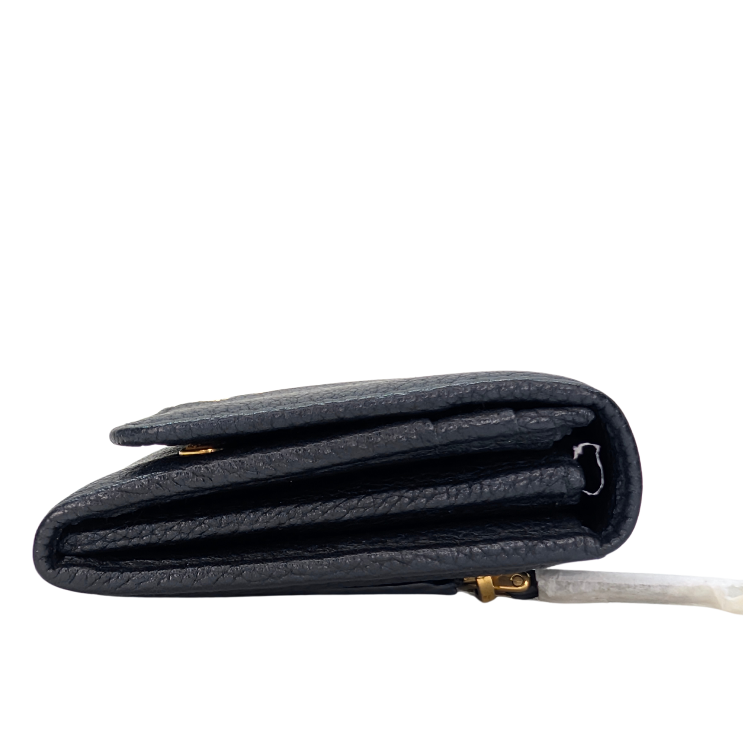 Prada Vitello Grain Nero Long Wallet